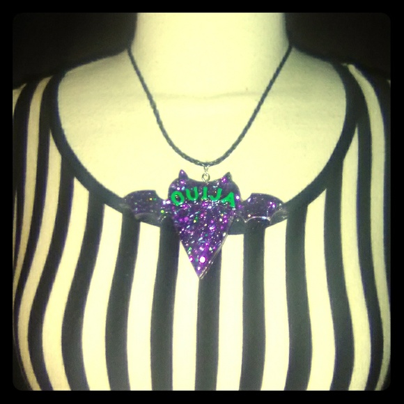 handmade Jewelry - Ouija bat necklace handmade Jewelry - Ouija bat necklace